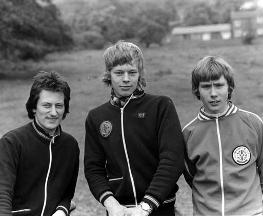 From left, John Calendar, Ian Murray and Paul.