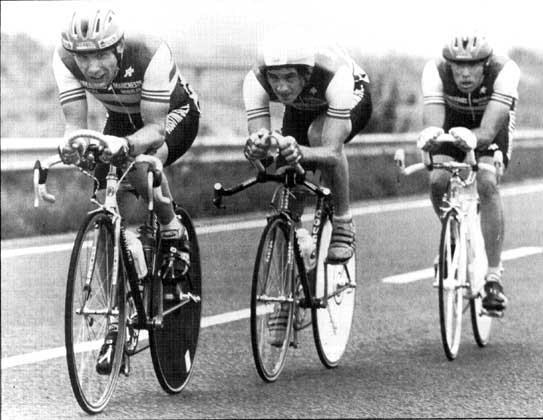 910716-NationalTTT (Paul leading from Chris Boardman & Pete Longbottom)